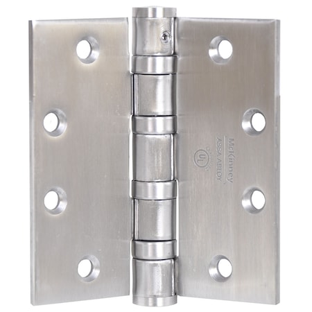 Mckinney Oil Bearing Butt Hinge, 4-1/2" x 4-1/2", US26D, QC12, Heavy T4A3786 4-1/2X4-1/2 26D QC12
